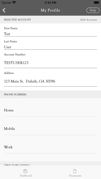 Legacies Management Screenshot