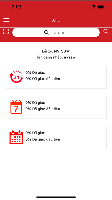Screenshot 2 of AN TÂM Driver App