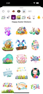 Animated Easter Stickers screenshot #2 for iPhone