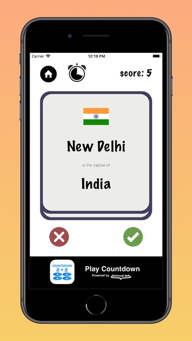 Quiz Capitalmania Screenshot