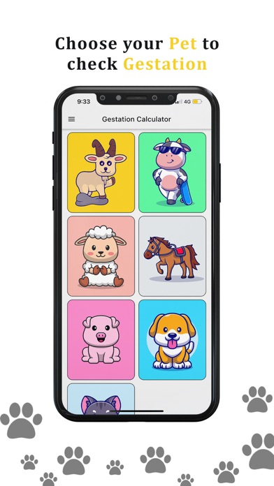 Animal Pregnancy Calculator Screenshot
