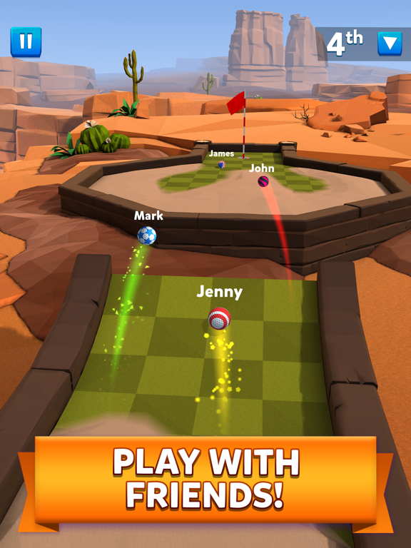 Golf Battle iPad app afbeelding 2