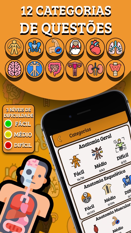#3. Anatomania - Quiz de Anatomia (iOS) بواسطة: Jose Vitor Nascimento
