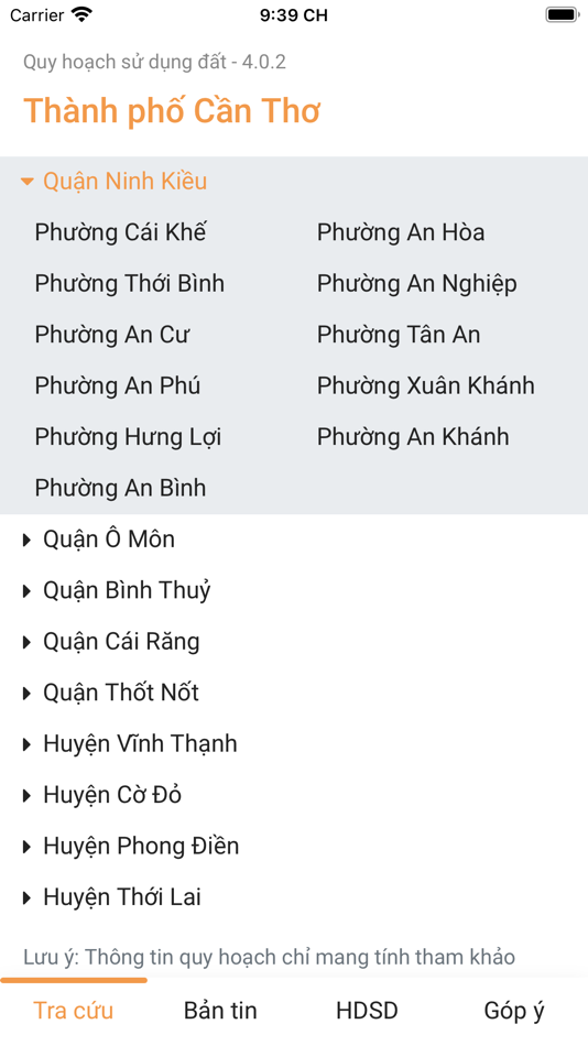 #1. Quy hoạch Cần Thơ (iOS) Podle: THACH THEN