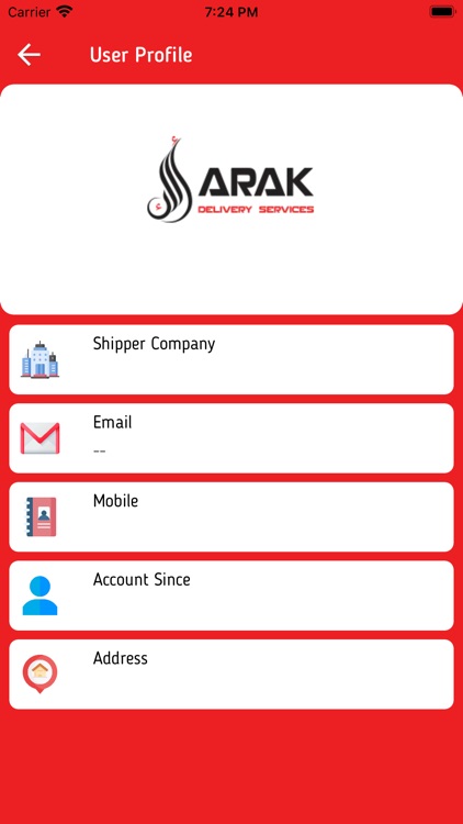 Arak Delivery Shipper screenshot-5