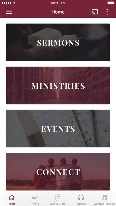 Pisgah Baptist Church App Screenshot