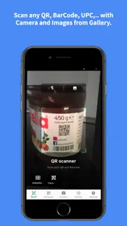 qr code, barcode, upc reader iphone screenshot 1