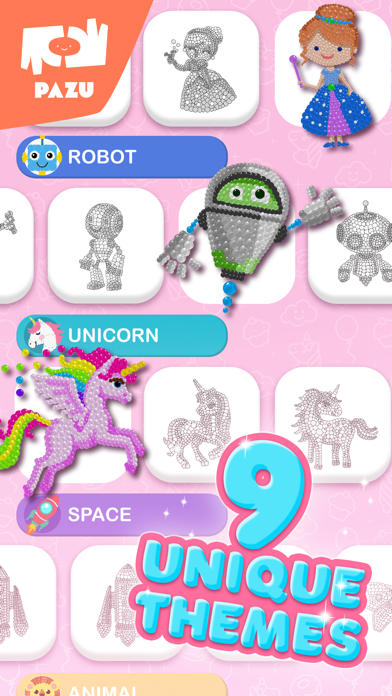 Color by number games for kids Screenshot