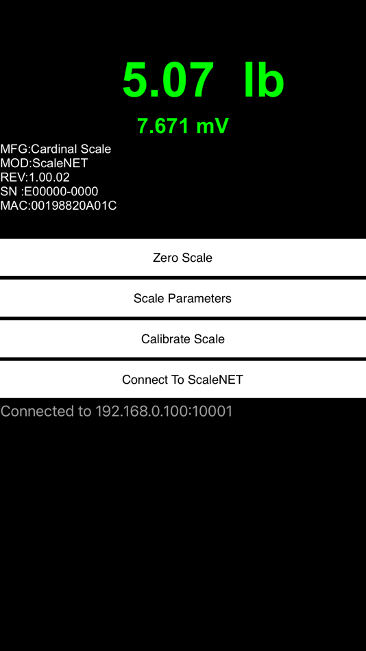 #1. ScaleNet (iOS) By: Cardinal/Detecto Scale Company