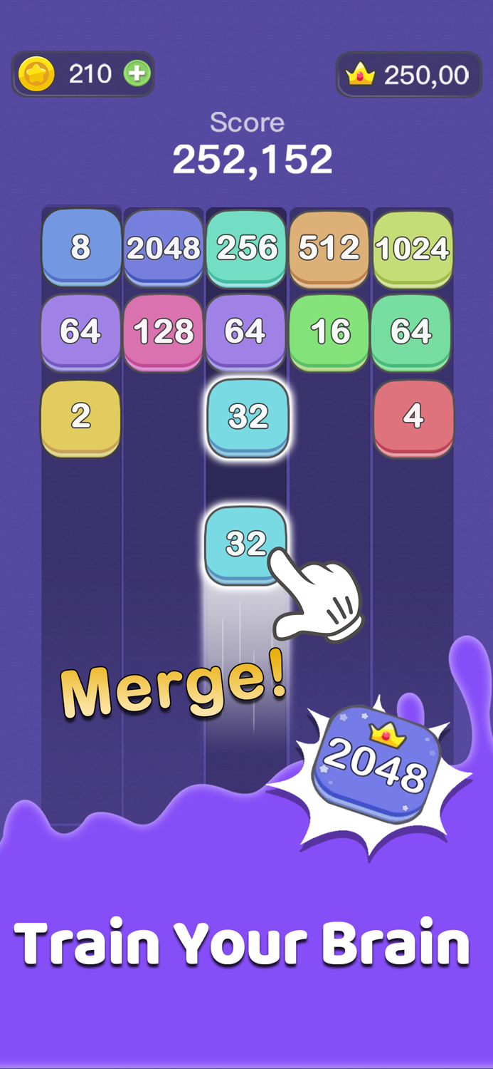 Shoot 2048-Merge Blocks