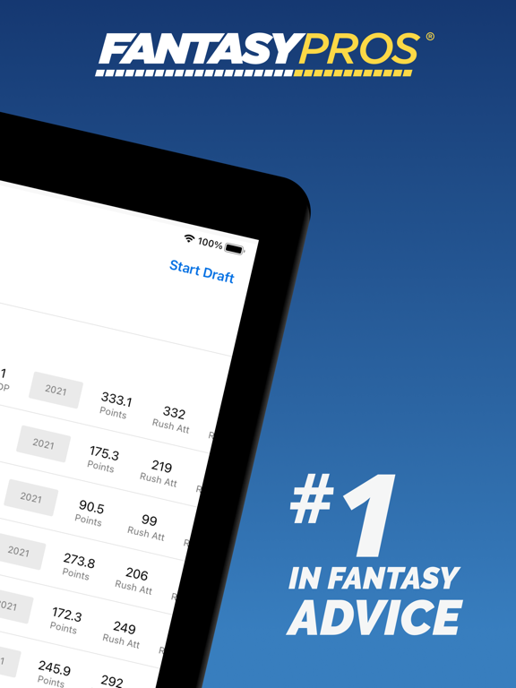 Screenshot #5 pour Fantasy Rankings & Stats