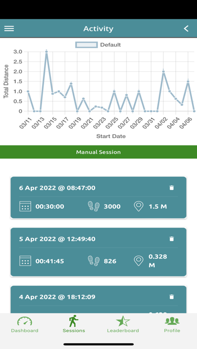 Mile-A-Day Screenshot