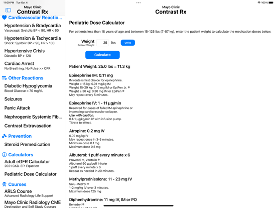 ContrastRx iPad screenshot 4 - Medical app