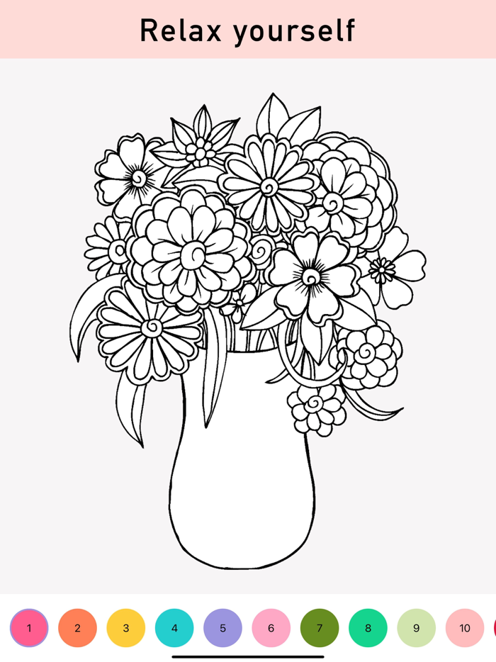 Coloring book-Paint by number