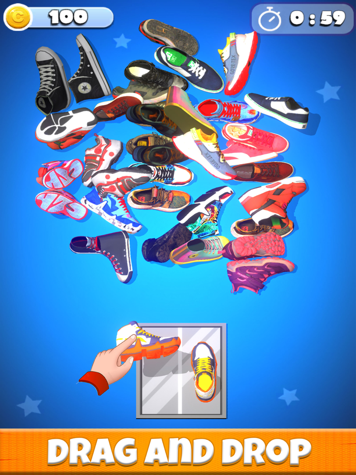 Sneaker Sort Puzzle Game