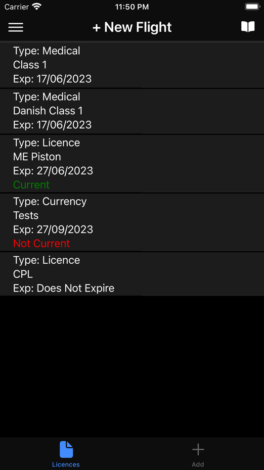 #5. My Pilot Log - Pilot Logbook (iOS) Podle: MY PILOT LOG LIMITED
