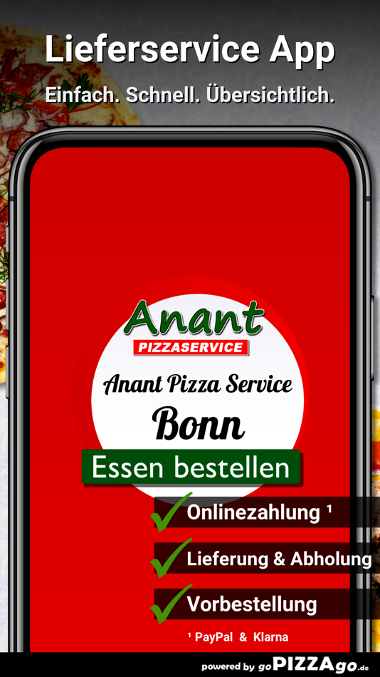 Anant Pizza Service Bonn - 1.0.10 - (iOS)