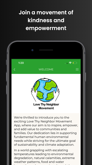 Love Thy Neighbor Movement Screenshot