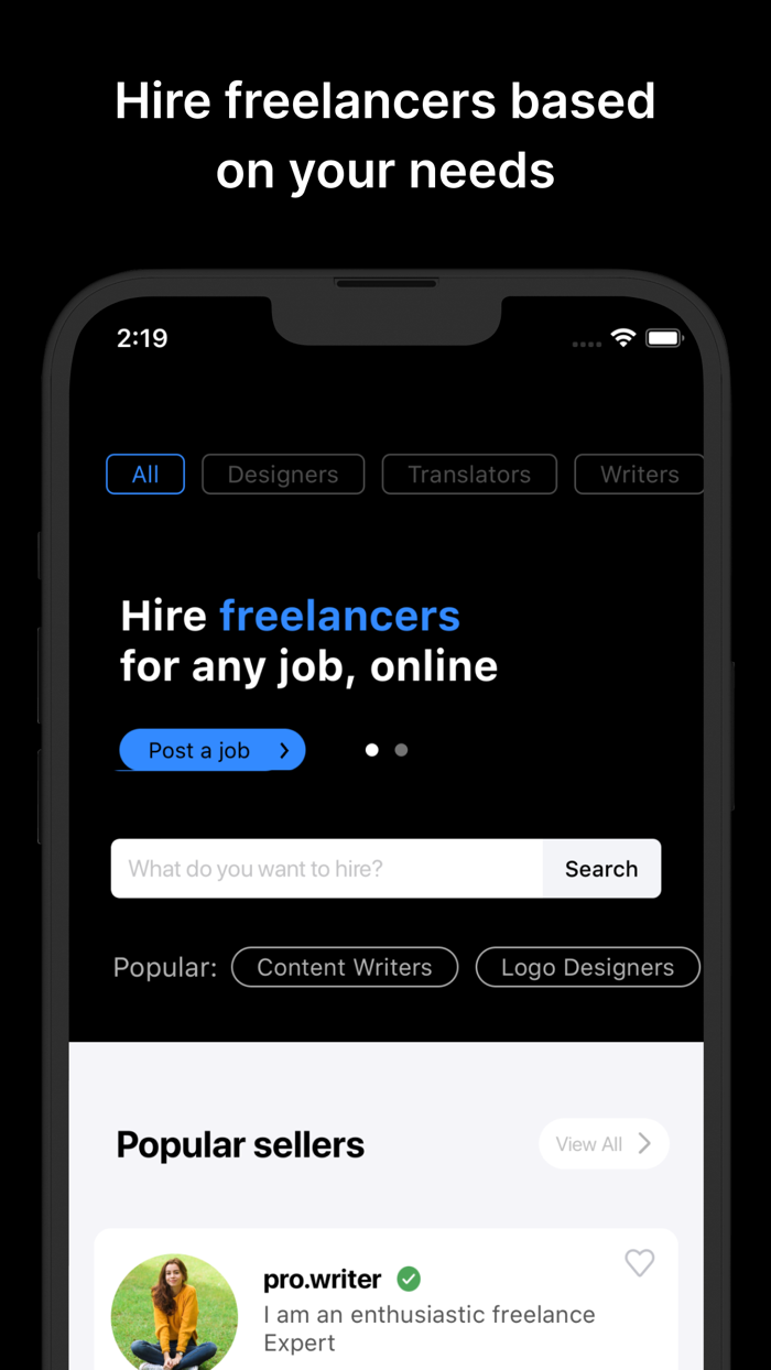 UPYO Hire Freelancer