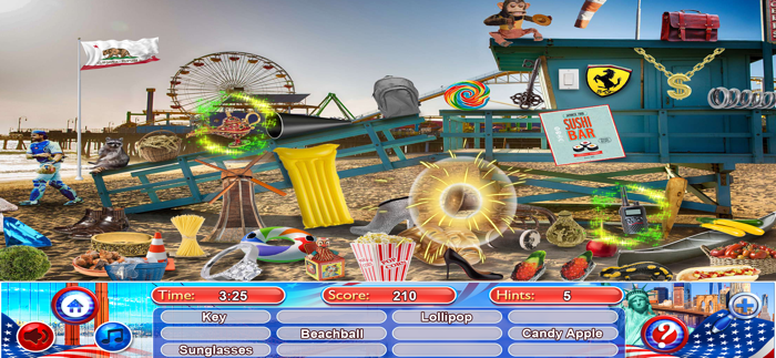 Hidden Objects USA Time Object