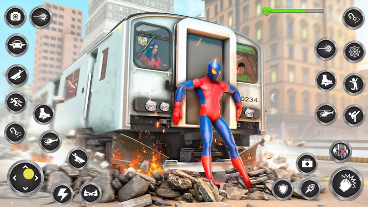 Spider Rope Hero Man Games