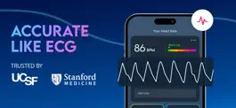 Game screenshot Instant Heart Rate+ HR Monitor apk