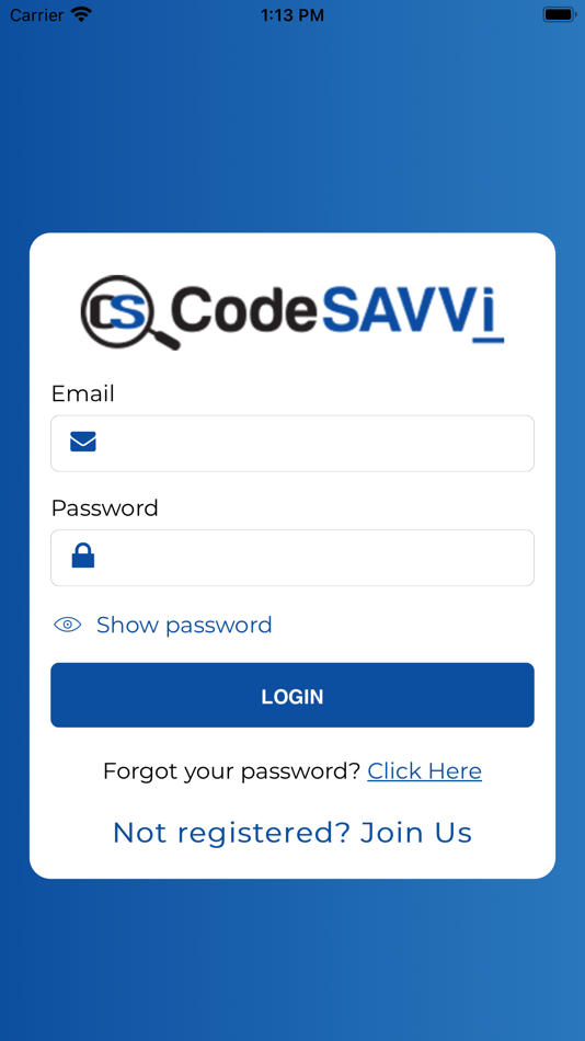 CodeSAVVi - 1.1 - (iOS)