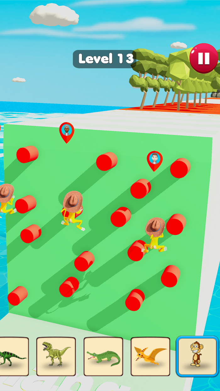 Dino Transform Smash Rush Run