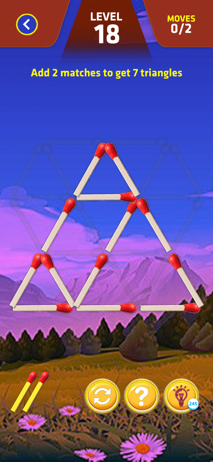 Matchsticks Matches Braingame
