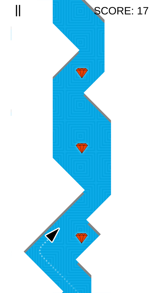 #9. Arrow Zig-Zag Racer (iOS) Podle: Aleksa Racovic