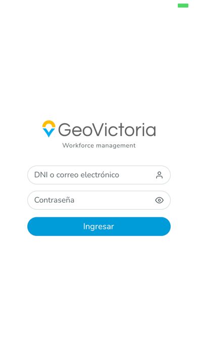 GeoVictoria Acceso Screenshot