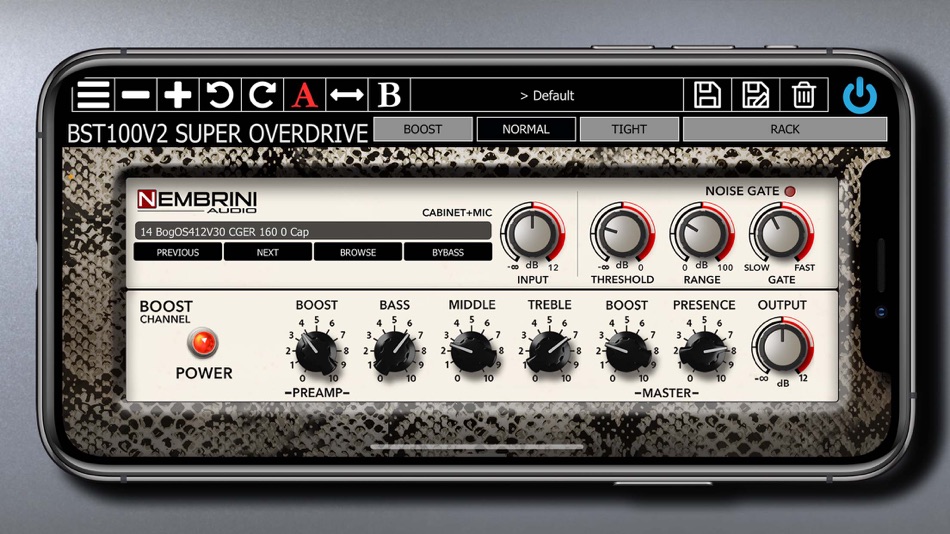 #1. BST100 V2 Super Overdrive (iOS) By: Nembrini Audio
