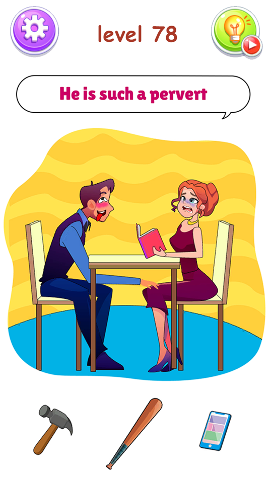 #1. Brain Test 2: Displace Story (iOS) By: Gioi Pham