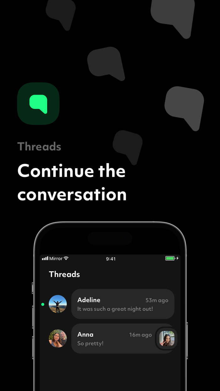 Mirror - See every reaction