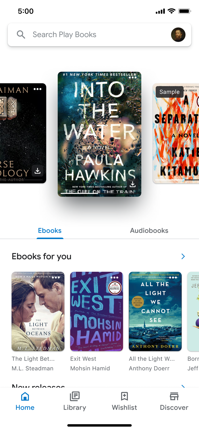 Google Play Books and Audiobooks