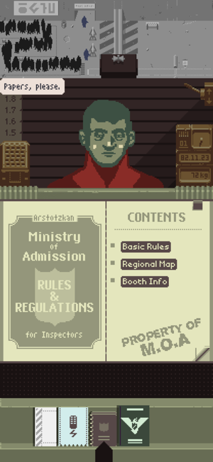 ‎Скриншот: Papers, Please