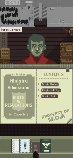 ‎Papers, Please Screenshot