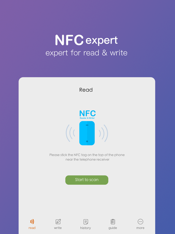 NFC ScannerReaderWriter