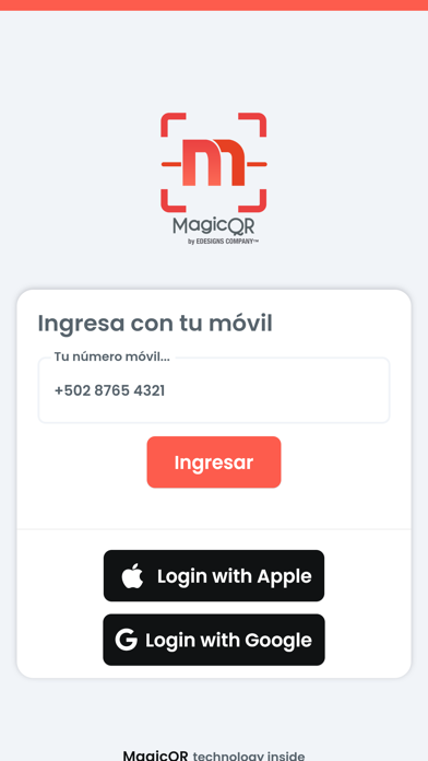 MagicQR para Eventos Screenshot