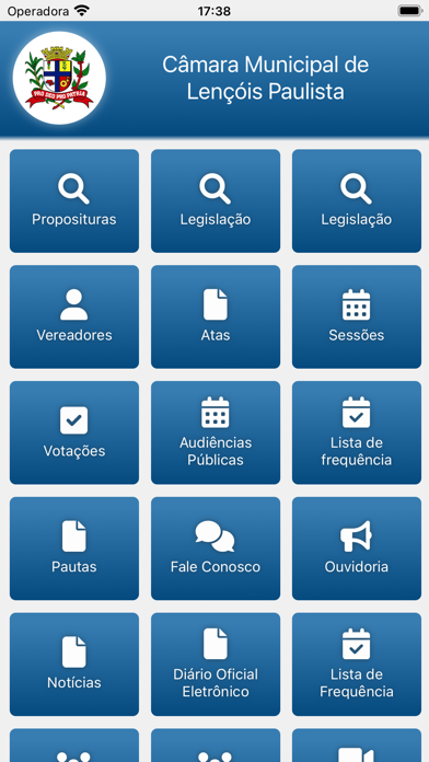 Câmara de Lençóis Paulista Screenshot