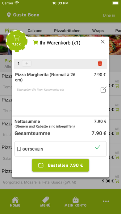 Gusto Bonn Screenshot