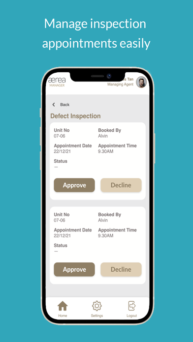Aerea Manager Screenshot