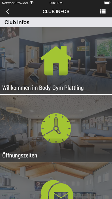 BodyGym Plattling. Screenshot