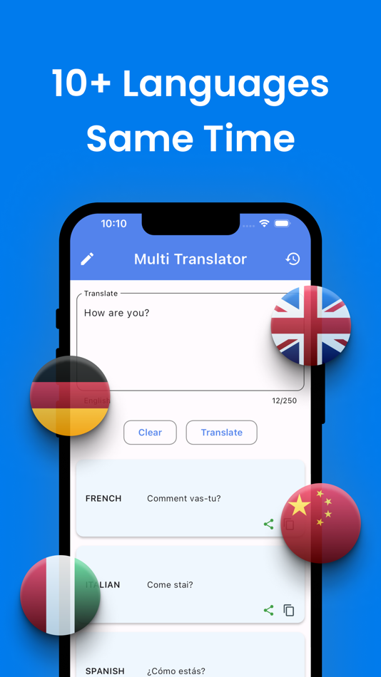 #1. Multi Translate - Language (iOS) 来自: Omer Necmi Ustel