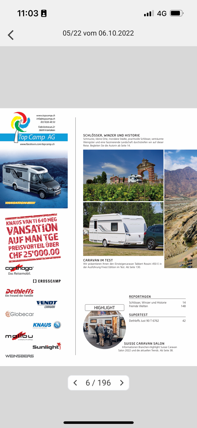 Wohnmobil and Caravan