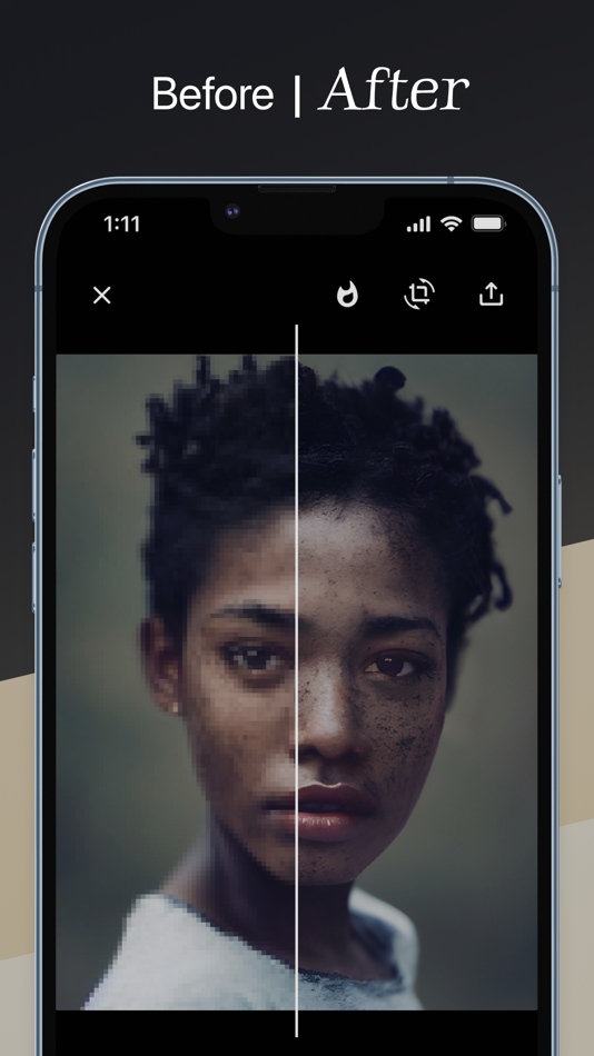 #4. AI Image Upscaling by SuperLux (iOS) 由: Scenery LLC
