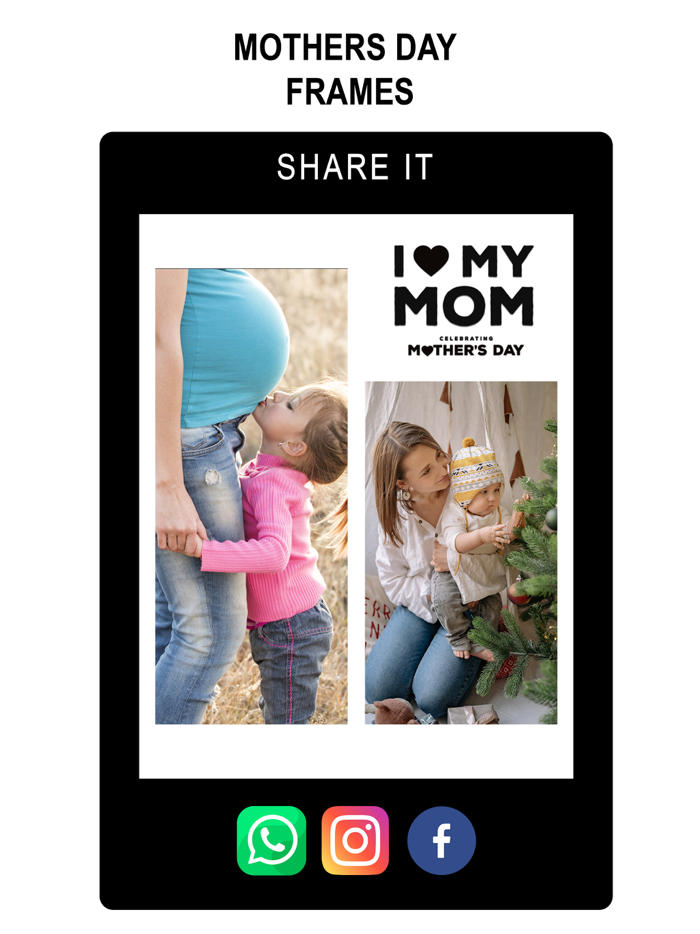 Mothers Day Photo Frames Cake