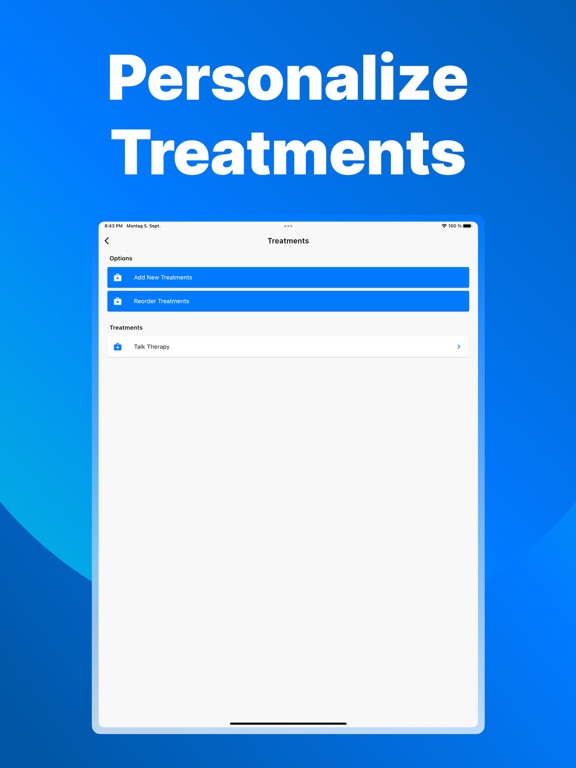 Eating Disorder Recovery iPad screenshot 7 - Health & Fitness app