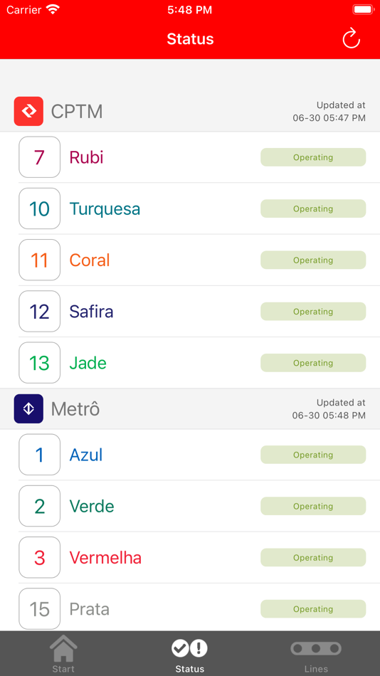 #5. CPTM Oficial (iOS) 由: Companhia de Processamento de Dados do Estado de Sao Paulo