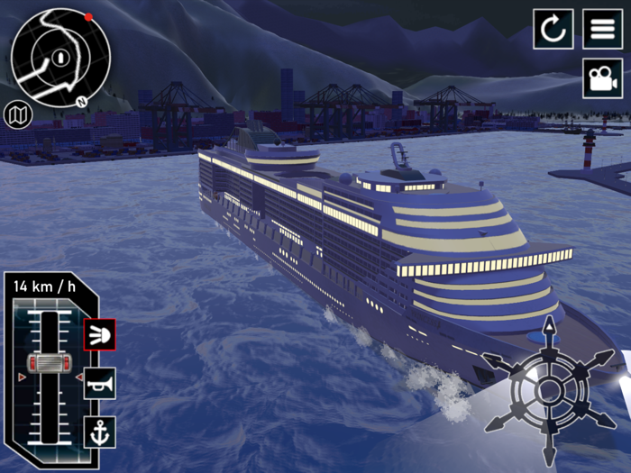 Boat simulator Beyond the sea